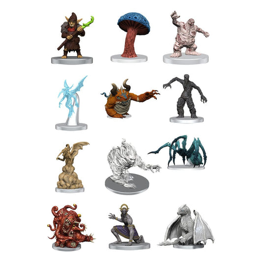 WizKids D&D Monster Manual Collection II booster brick, 12 example miniatures