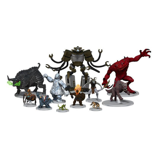 WizKids D&D Monster Menagerie Revisited booster brick, group of painted miniatures