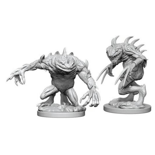 D&D Nolzurs Marvelous Miniatures: Grey Slaad & Death Slaad - Wave 5 - Loaded Dice