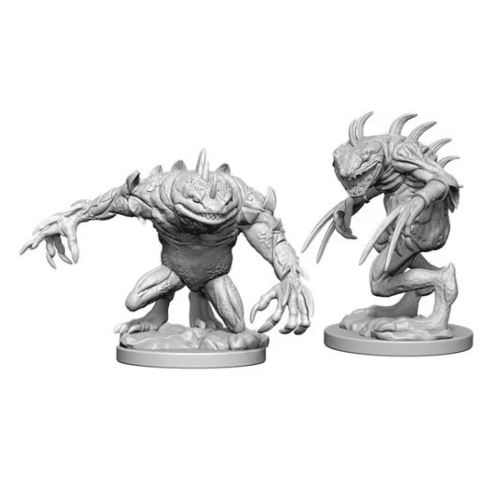 D&D Nolzurs Marvelous Miniatures: Grey Slaad & Death Slaad - Wave 5 - Loaded Dice