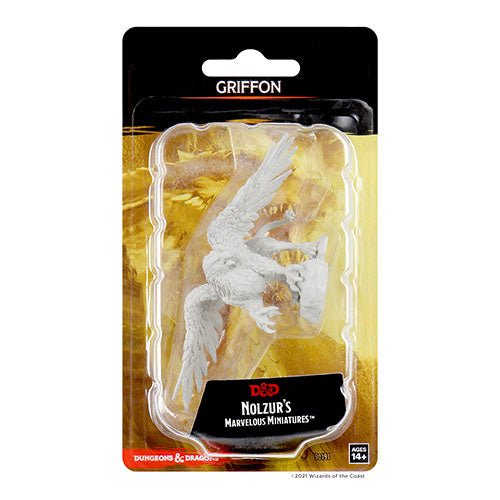 WizKids D&D Nolzur's Marvelous Miniatures Griffon, unpainted figure in blister packaging