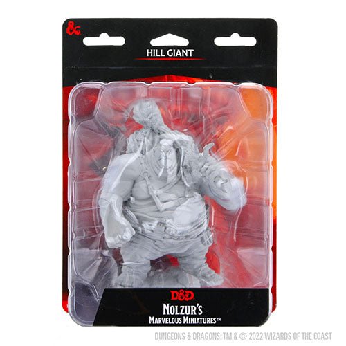 WizKids Nolzur's Marvelous Miniatures Hill Giant unpainted miniature in its D&D blister pack