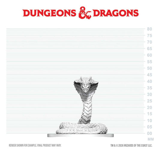 D&D Nolzur's Marvelous Miniatures Mini Figure Guardian Naga 6 cm