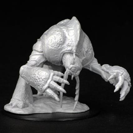 WizKids Nolzur's Marvelous Miniatures Umber Hulk, an unpainted hulking insectoid with huge claws