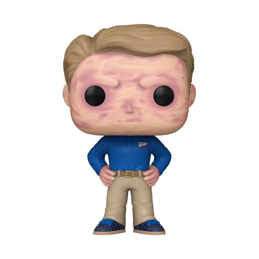 Funko Pop! Deadpool 3 unmasked Wade Wilson in blue Drivemax work shirt and chinos