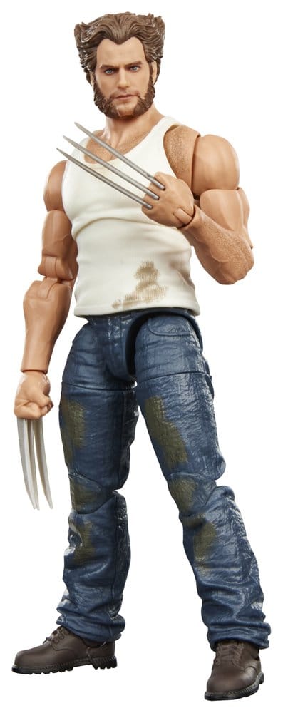Marvel Legends The Cavillrine figure in white vest and jeans with claws out, front view
