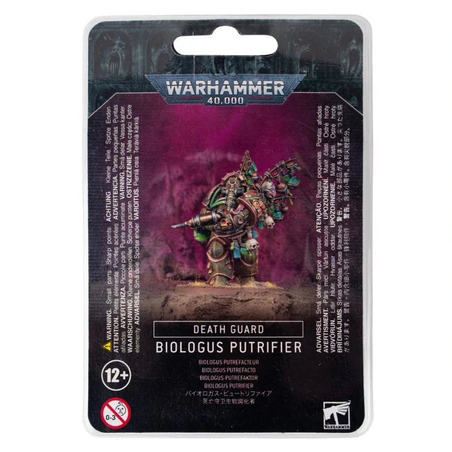 Games Workshop Warhammer 40,000 Death Guard Biologus Putrifier blister pack