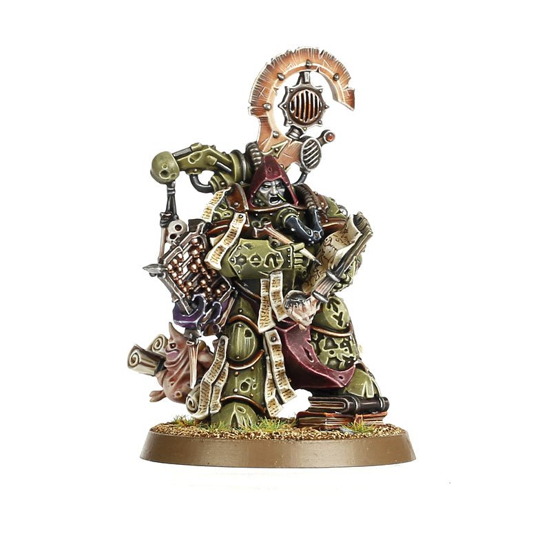 Death Guard: Scribbus Wretch the Tallyman painted miniature - Loaded Dice