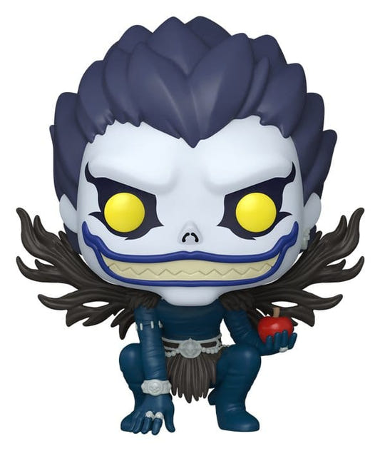 Funko Pop! Animation Ryuk the Shinigami vinyl figure from Death Note crouching with an apple