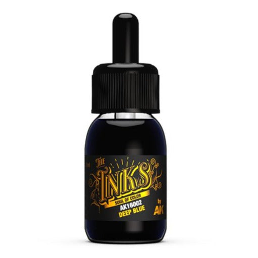 AK Interactive - The Inks - Deep Blue AK16002 - Loaded Dice