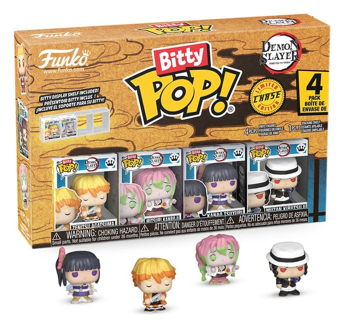 Demon Slayer: Kimetsu no Yaiba Bitty POP! 4-Pack Zenitsu 2.5 cm - Limited Chase Edition - Loaded Dice