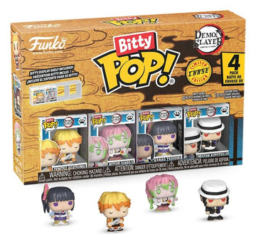 Demon Slayer: Kimetsu no Yaiba Bitty POP! 4-Pack Zenitsu 2.5 cm - Limited Chase Edition
