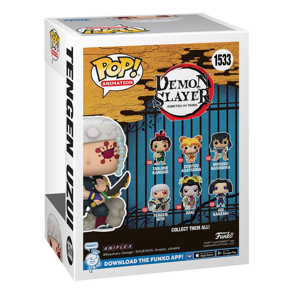 Demon Slayer: Kimetsu no Yaiba POP! Animation Figure Tengen (MT) 9 cm – Sealed Case of 6 (with Chase chance)