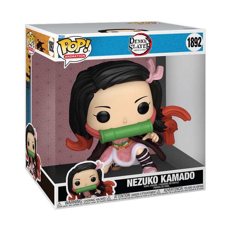 Funko Super Sized Pop! Demon Slayer Nezuko Kamado vinyl figure 1892 in its window box