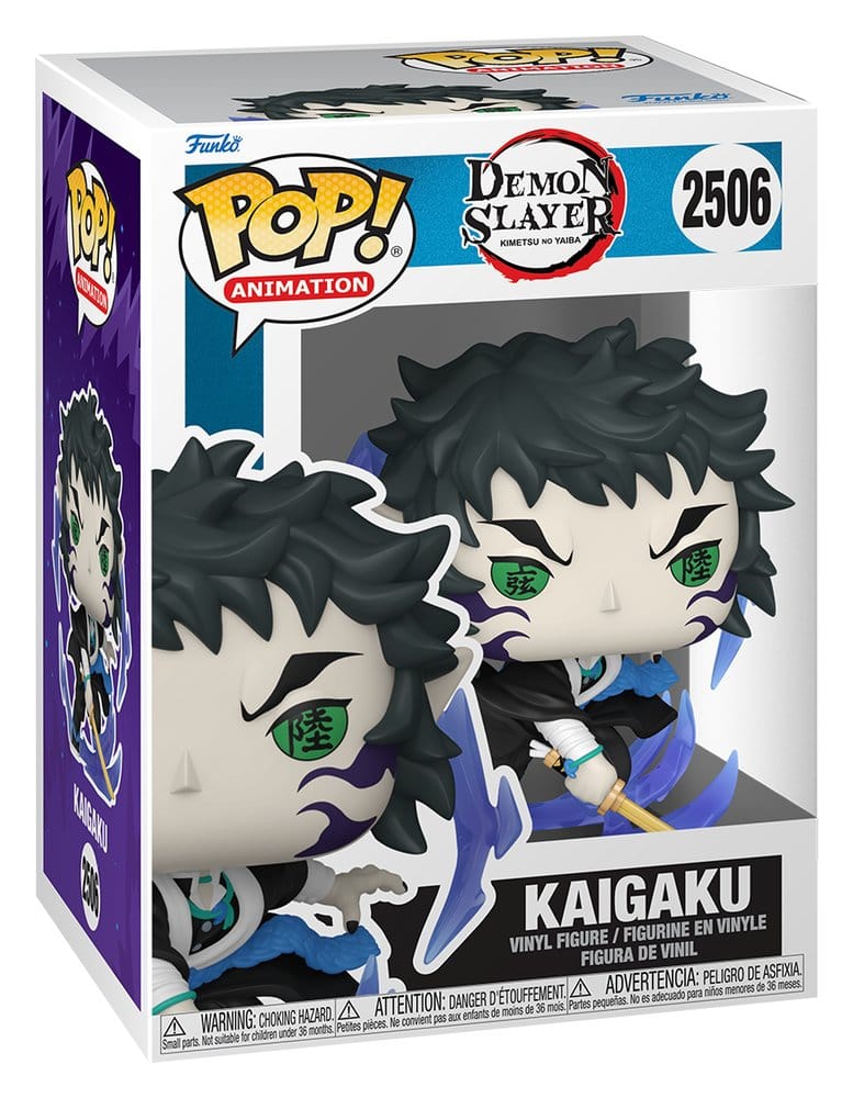 Funko Demon Slayer POP! Animation Kaigaku vinyl figure in window box, number 2506
