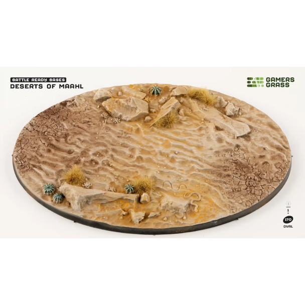 Gamers Grass Deserts of Maahl Oval 170mm (x1) - Loaded Dice