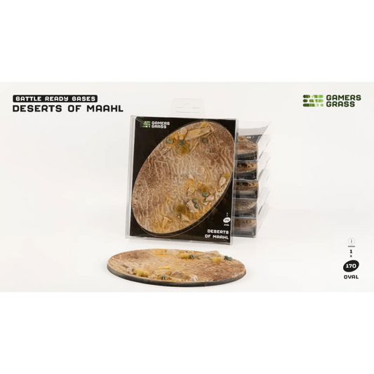 Gamers Grass Deserts of Maahl Oval 170mm (x1) - Loaded Dice