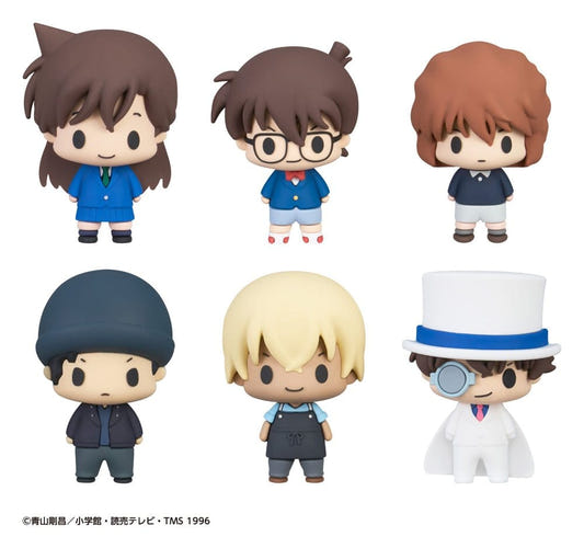 Detective Conan Chokorin Collection line-up of six chibi mini figures by Megahouse