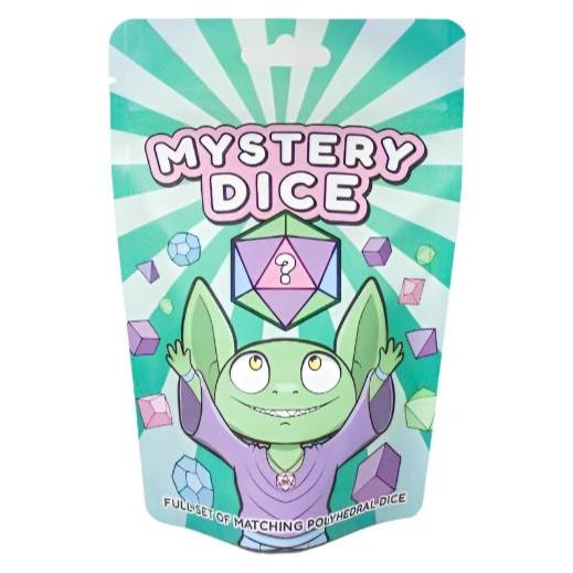 Dice Goblin Original Mystery Dice Bag, pouch with goblin artwork and mystery dice design