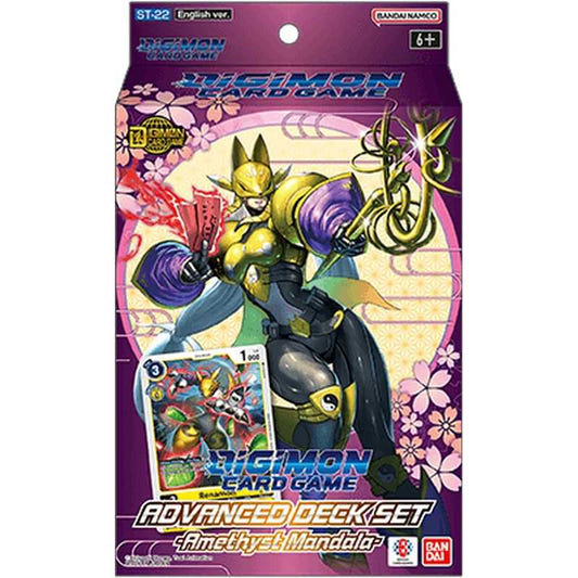 Digimon Card Game: Advanced Deck - Amethyst Mandala (ST-22) trading card product