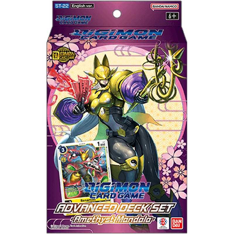 Digimon Card Game: Advanced Deck - Amethyst Mandala (ST-22) trading card product
