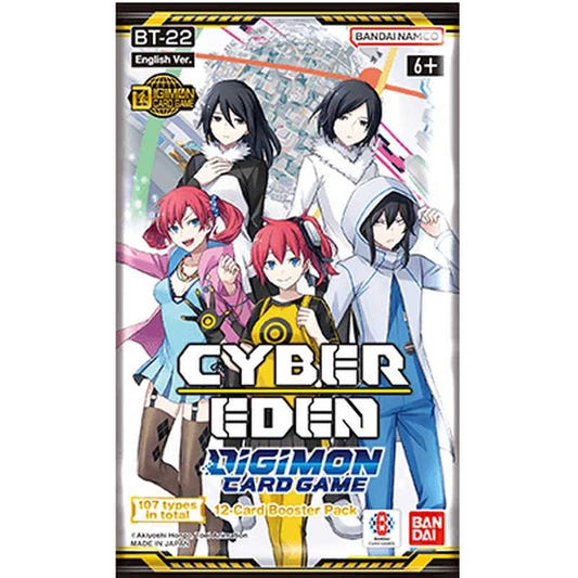 Digimon Card Game: Booster Pack - Cyber Eden booster pack