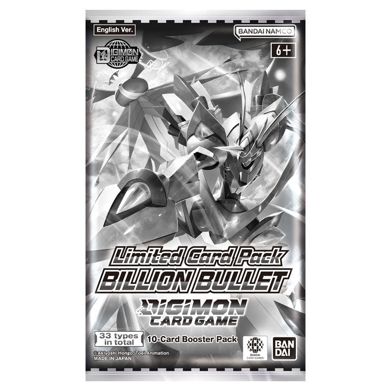 Digimon Card Game: Limited Card Booster Pack - Billion Bullet booster pack