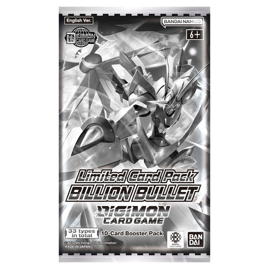 Digimon Card Game: Limited Card Booster Pack - Billion Bullet booster pack
