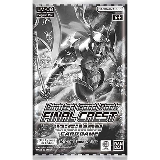 Digimon Card Game Limited Card Pack Final Crest LM-08 display box of 6 packs
