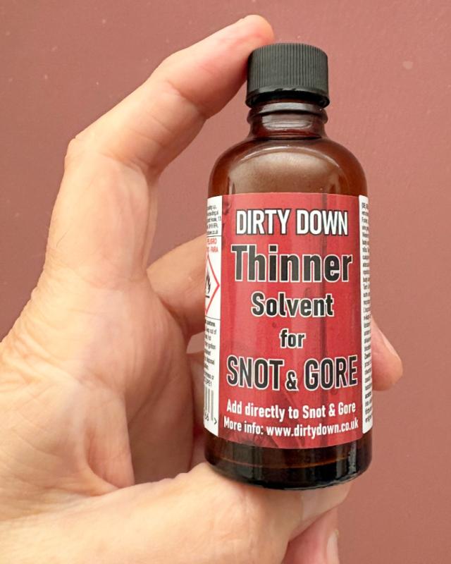 Dirty Down: Thinner Solvent for Snot and Gore (50ml) - Loaded Dice