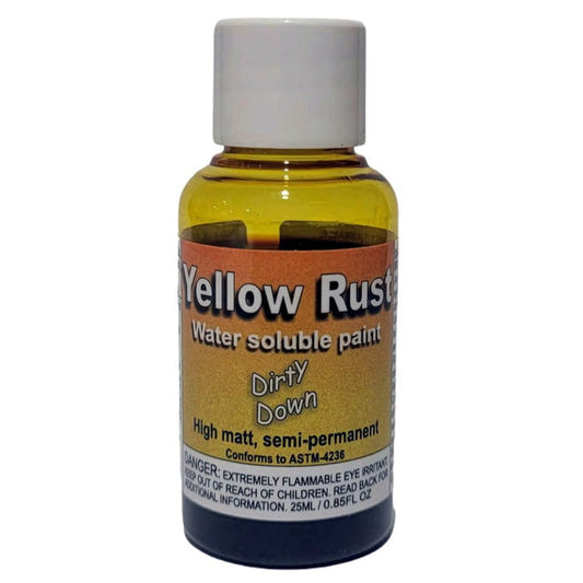 Dirty Down Yellow Rust Effect weathering effect paint