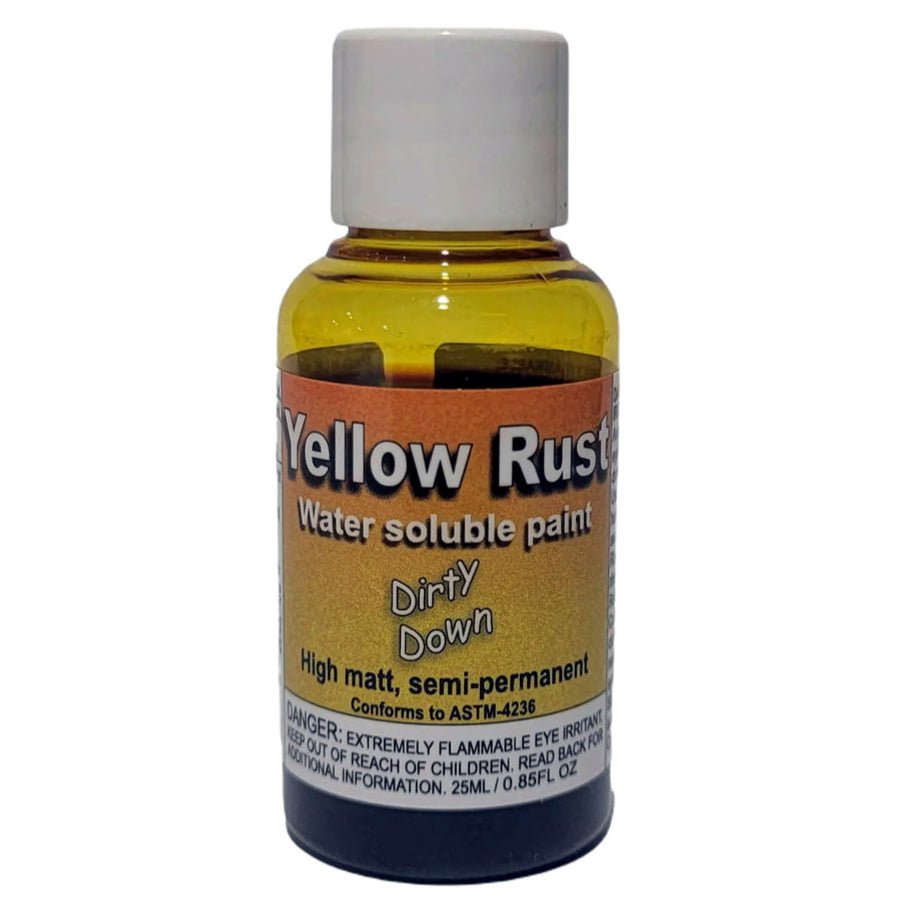 Dirty Down Yellow Rust Effect weathering effect paint