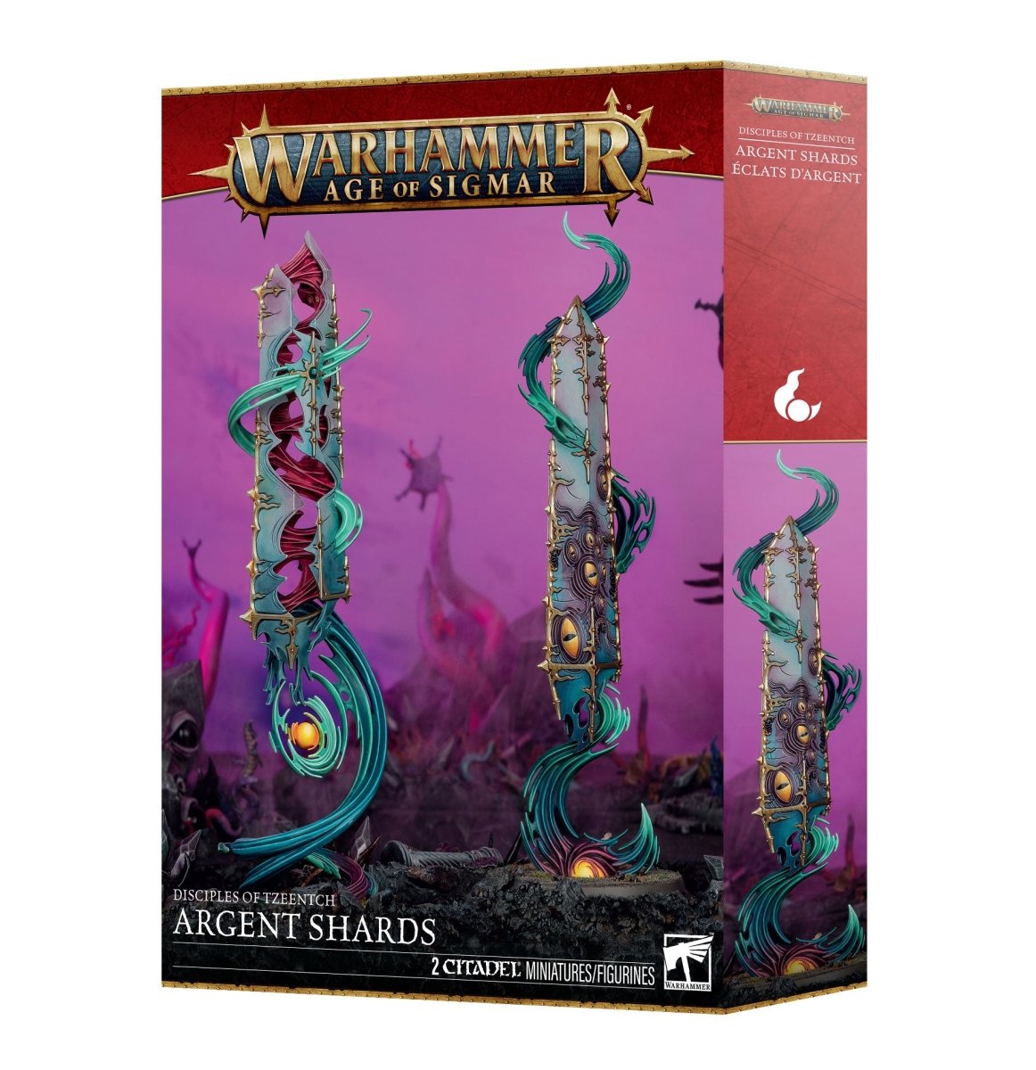 Games Workshop Age of Sigmar Disciples of Tzeentch Argent Shards terrain box front