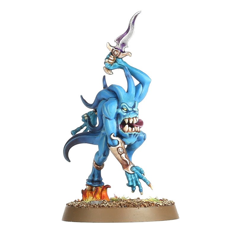Disciples of Tzeentch: Blue Horrors painted miniature - Loaded Dice