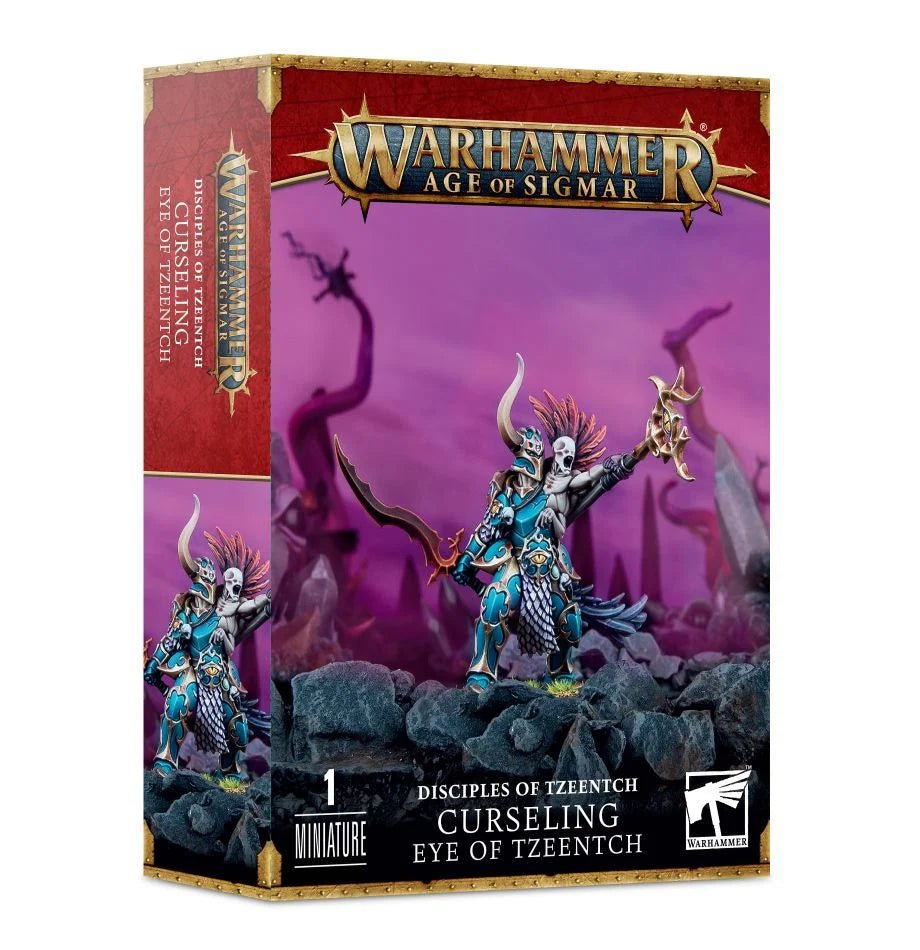 Games Workshop Age of Sigmar Disciples of Tzeentch Curseling, Eye of Tzeentch box front