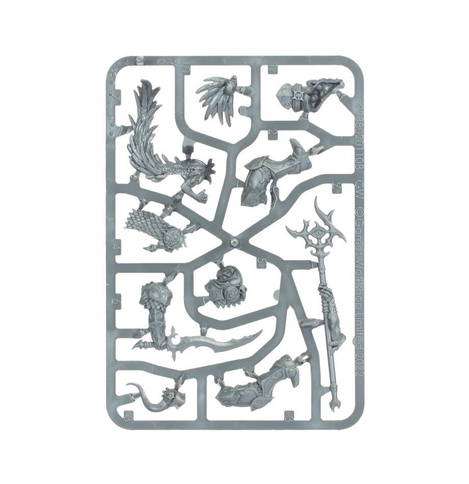 Disciples of Tzeentch: Curseling Eye of Tzeentch sprue contents - Loaded Dice