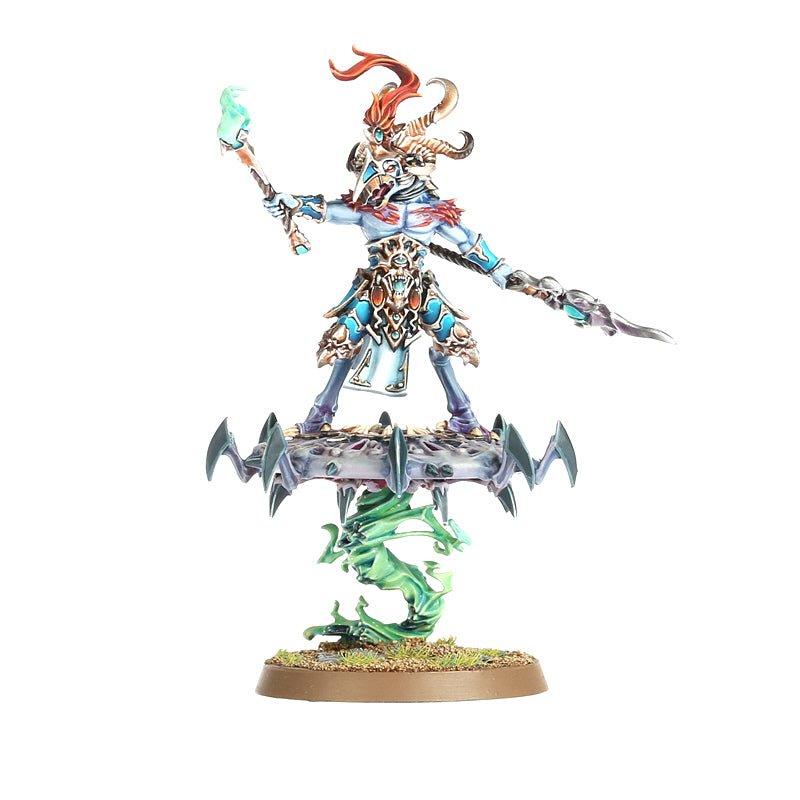 Disciples of Tzeentch: Tzaangor Enlightened painted miniature - Loaded Dice