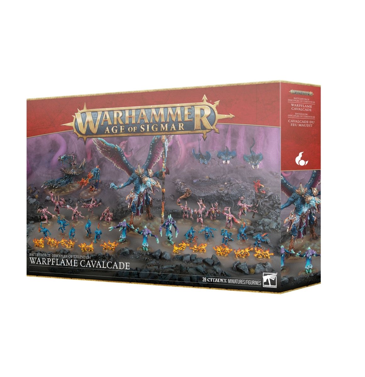 Games Workshop Disciples of Tzeentch Warpflame Cavalcade battleforce box front