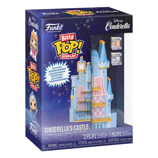Funko Bitty Pop! Display Disney Cinderella's Castle boxed set with two mini figures