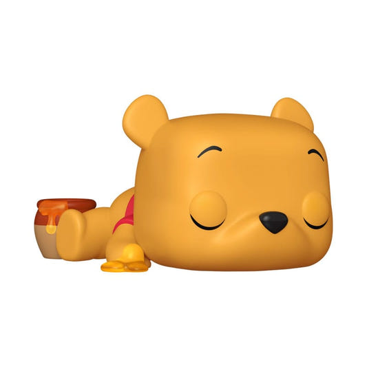 Disney Sleeping Winnie the Pooh Funko Pop! Animation vinyl figure lying beside a honey pot
