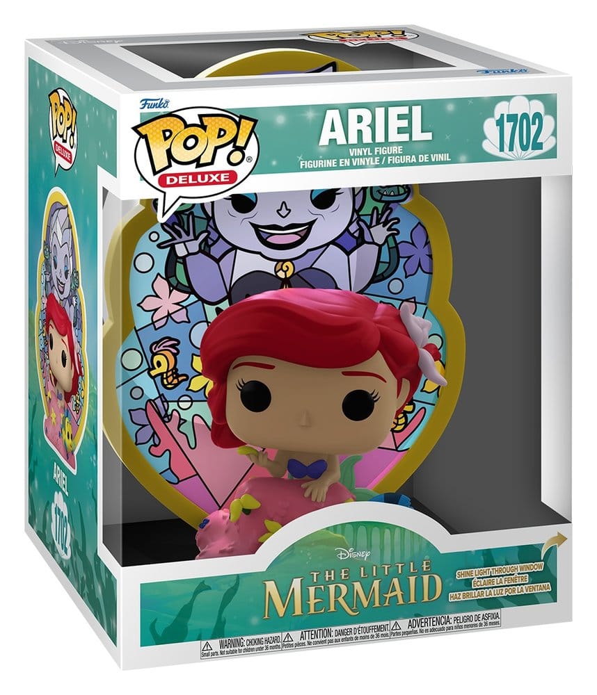 Funko Pop! Deluxe Disney Ariel vinyl figure 1702 in its Little Mermaid window box