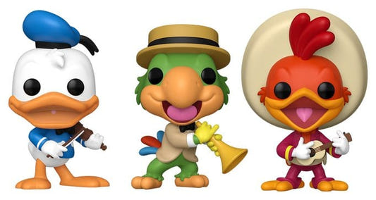 Funko Pop! Disney 3-pack of Donald Duck, Jose Carioca and Panchito, The Three Caballeros
