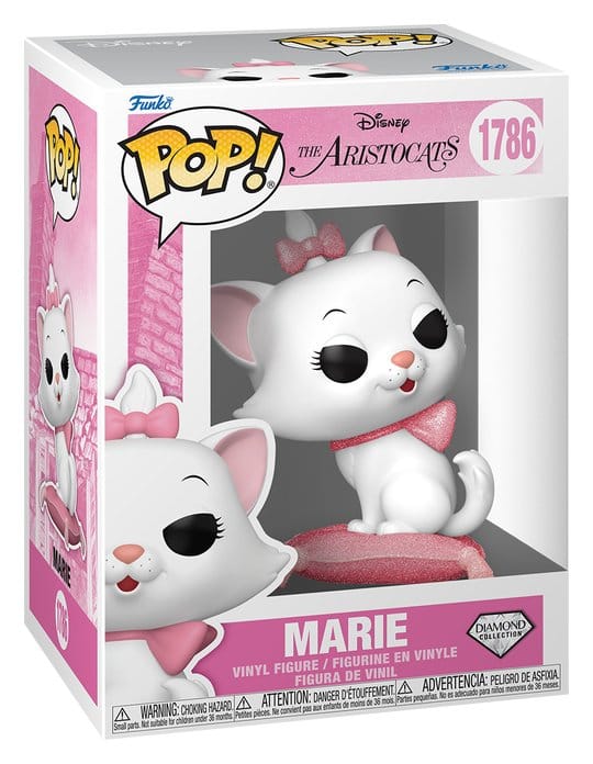 Marie Funko Pop! vinyl figure number 1786 in The Aristocats Diamond Collection window box