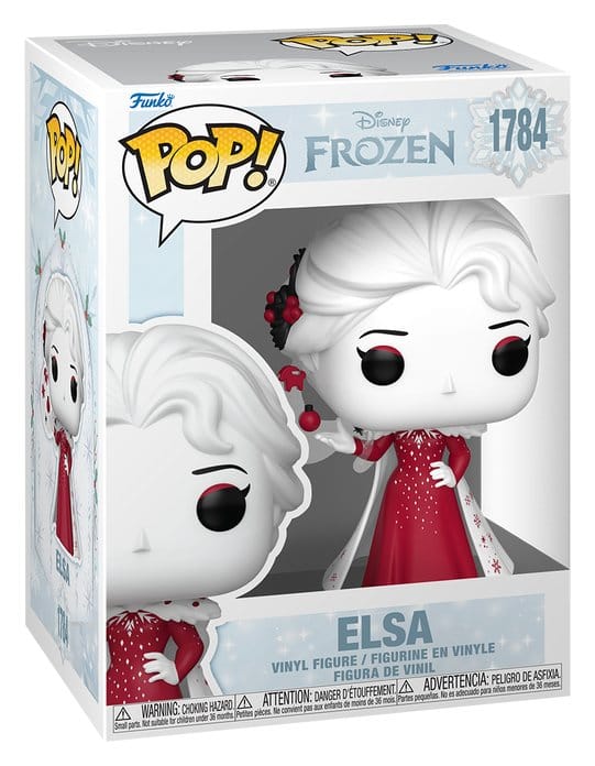 Funko Pop! Disney Frozen holiday Elsa no. 1784 in window box packaging