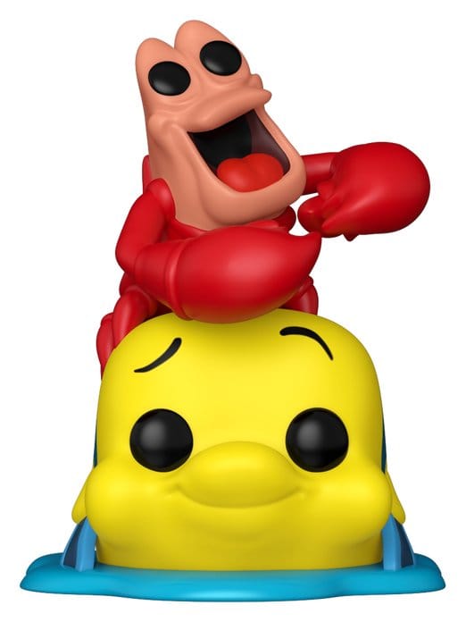 Funko Disney The Little Mermaid POP! Sebastian riding on Flounder vinyl figure