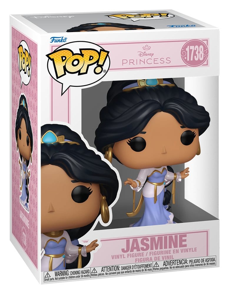 Disney Princess Grand Entrances Jasmine Funko Pop! vinyl figure in its pink window box, number 1738