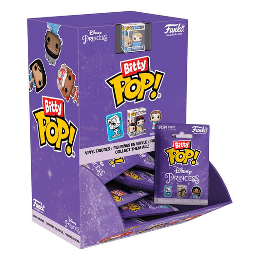 Funko Bitty Pop! Disney Princess mystery counter display box of 32 blind-bagged mini vinyl figures