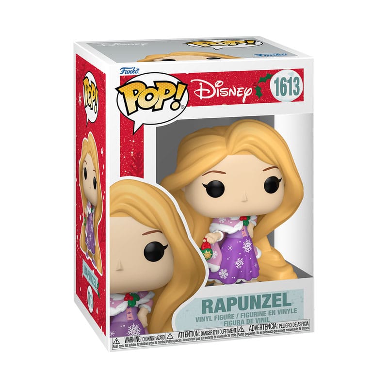 Funko Pop! Disney Holiday Rapunzel vinyl figure 1613 in its festive window box