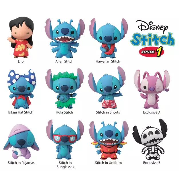Disney's Stitch Series 1 Bag Clip - Blind Bag - Loaded Dice