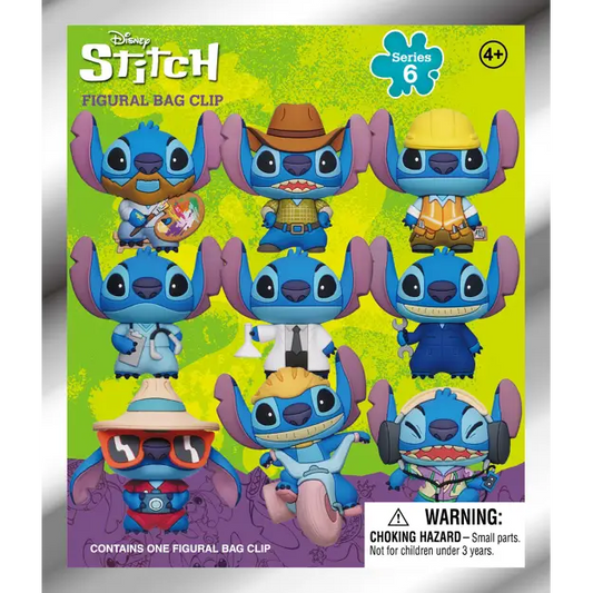 Disney's Stitch Series 6 Bag Clips - Loaded Dice